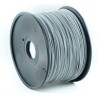 GEMBIRD filament PLA, 1,75 mm, 1 kg, sivá