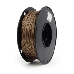 GEMBIRD filament PLA PLUS, 1,75 mm, 1 kg, metalická zlatá