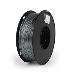 GEMBIRD filament PLA PLUS, 1,75 mm, 1 kg, strieborná
