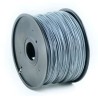 GEMBIRD filament ABS, 1,75 mm, 1 kg, strieborná
